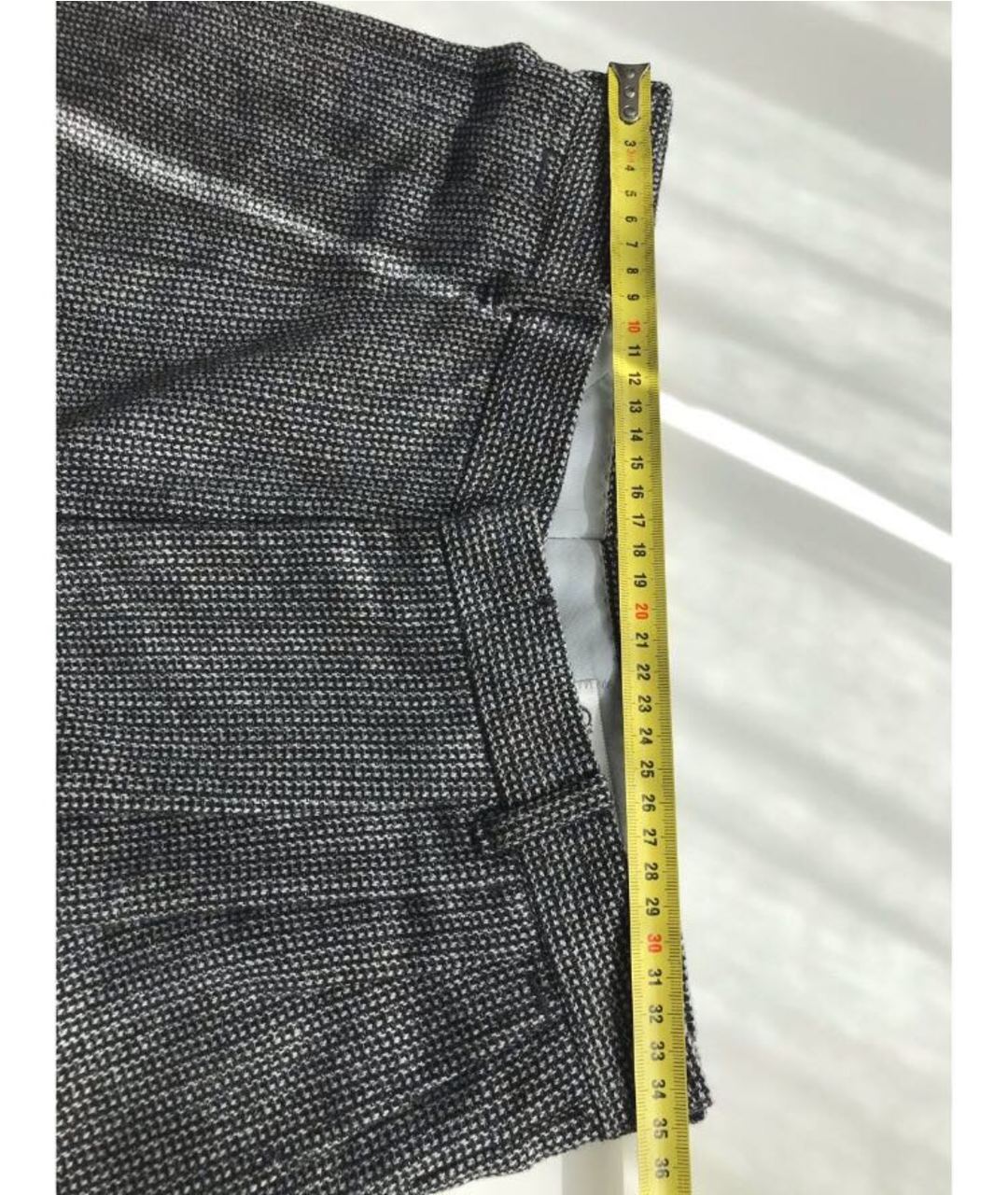 CHRISTIAN DIOR PRE-OWNED Антрацитовые шерстяные прямые брюки, фото 4