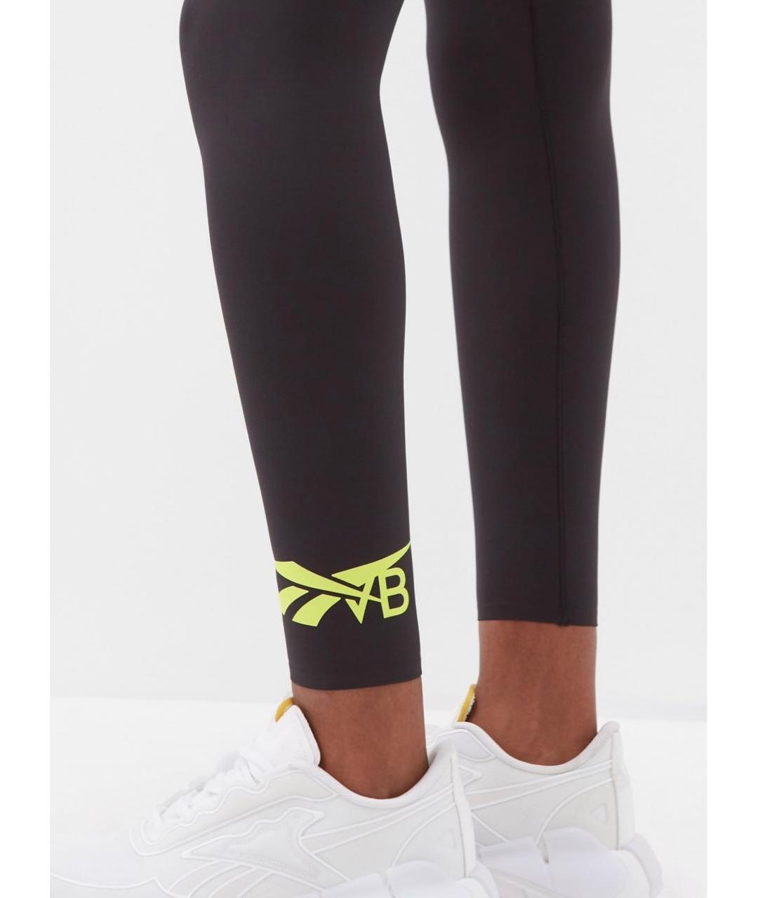 REEBOK VB Черные полиамидовые спортивные брюки и шорты, фото 6