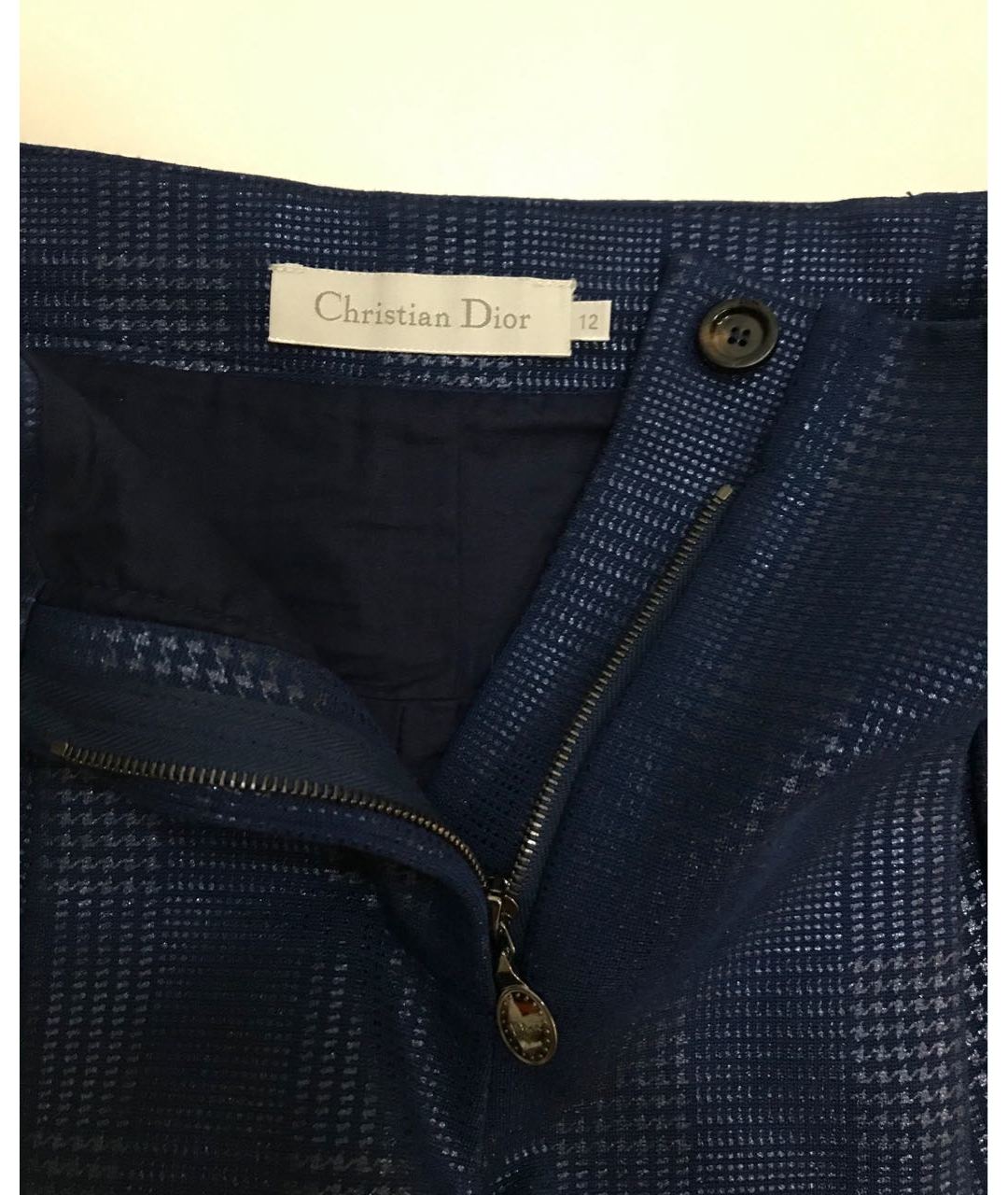 CHRISTIAN DIOR PRE-OWNED Синие вискозные брюки и шорты, фото 7
