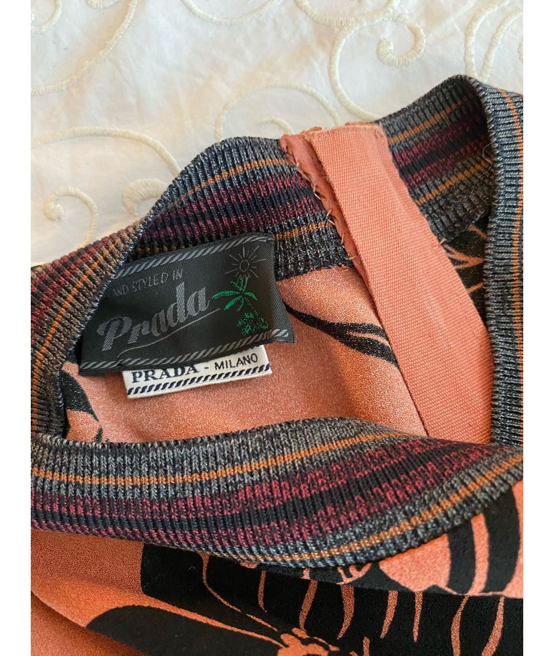 PRADA Мульти платье, фото 6