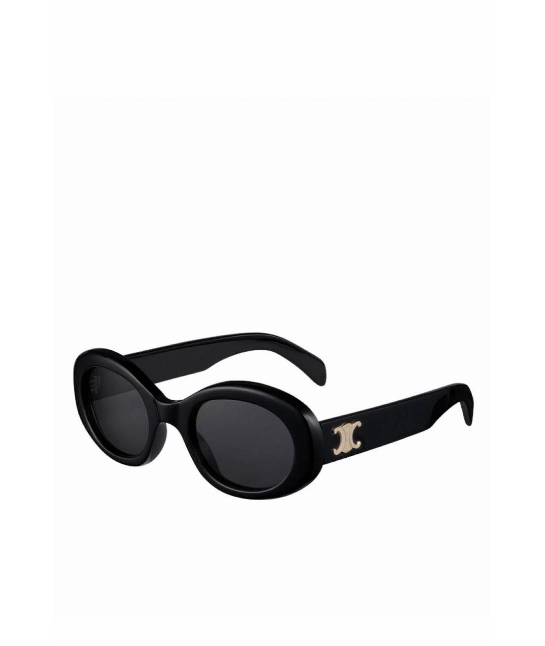 CELINE Черные пластиковые солнцезащитные очки, фото 6