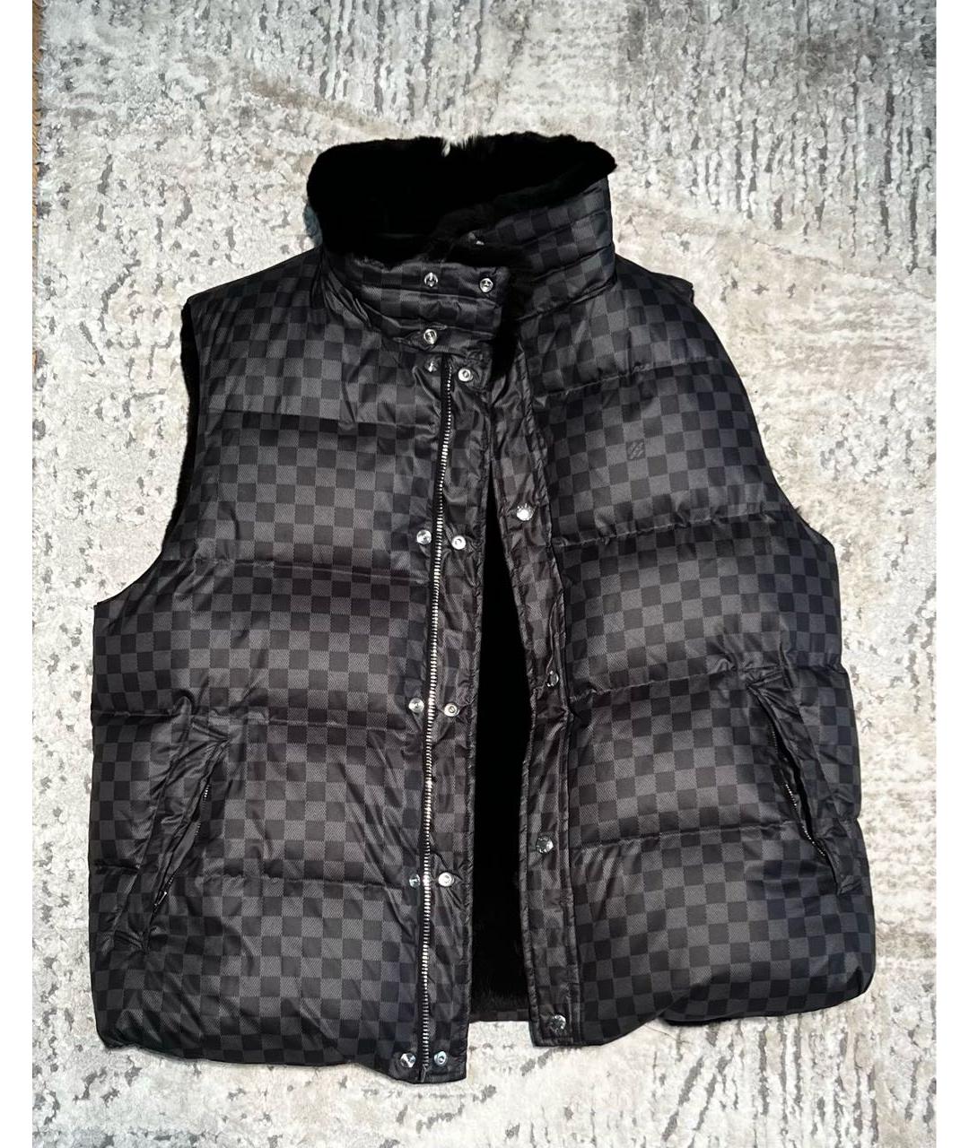 LOUIS VUITTON Черный жилет, фото 5
