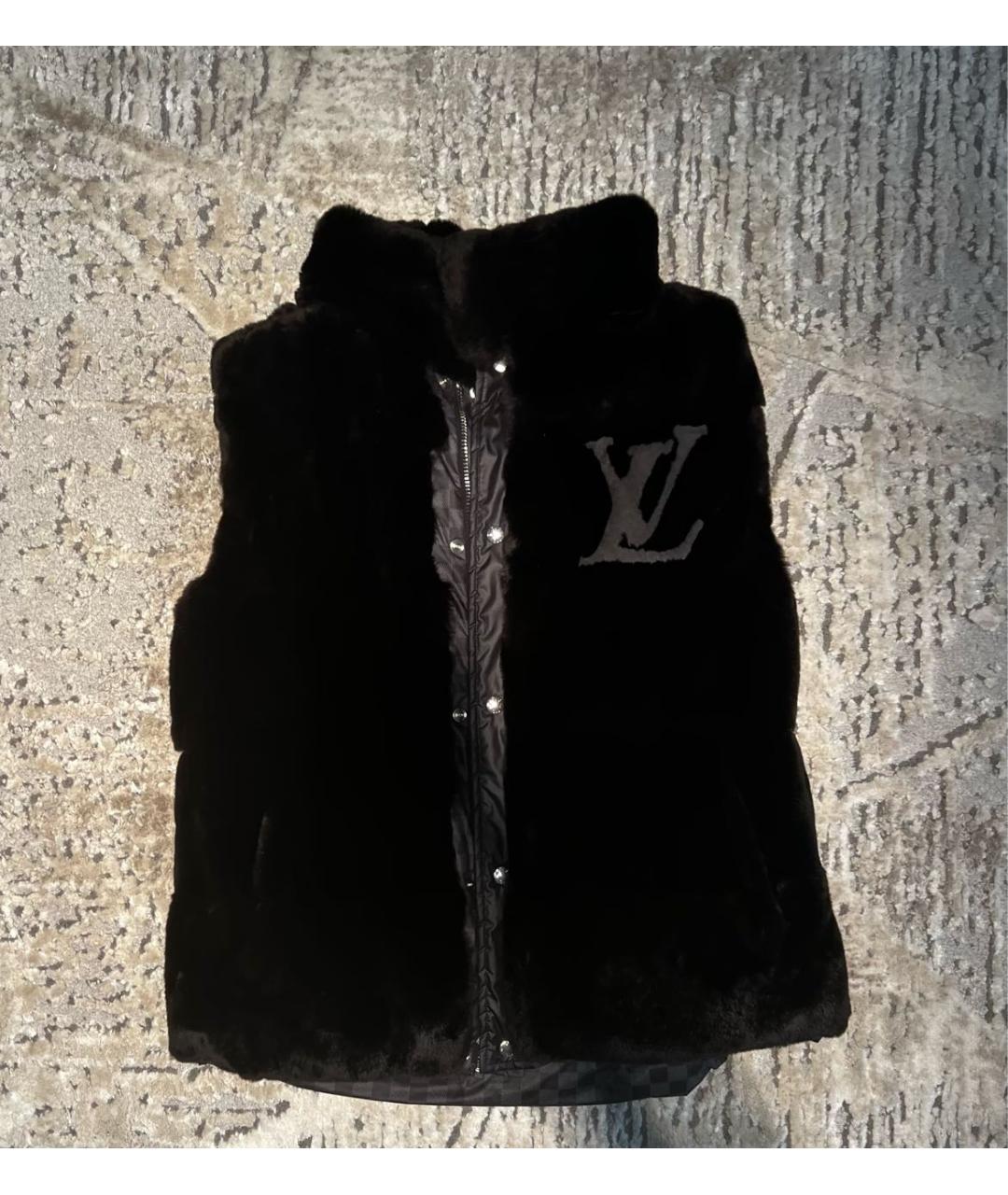LOUIS VUITTON Черный жилет, фото 2