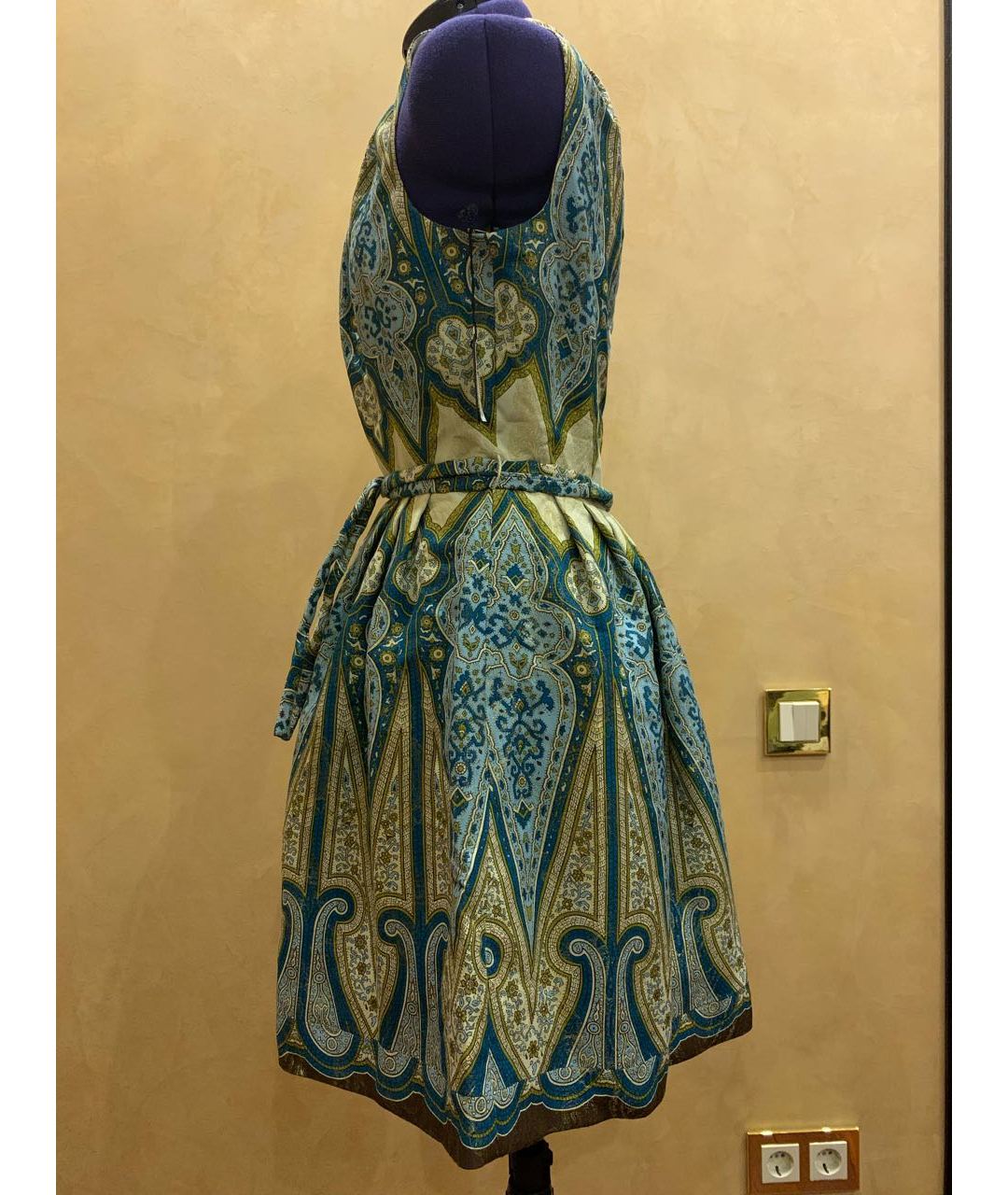 ANNA SUI Мульти шелковое платье, фото 4