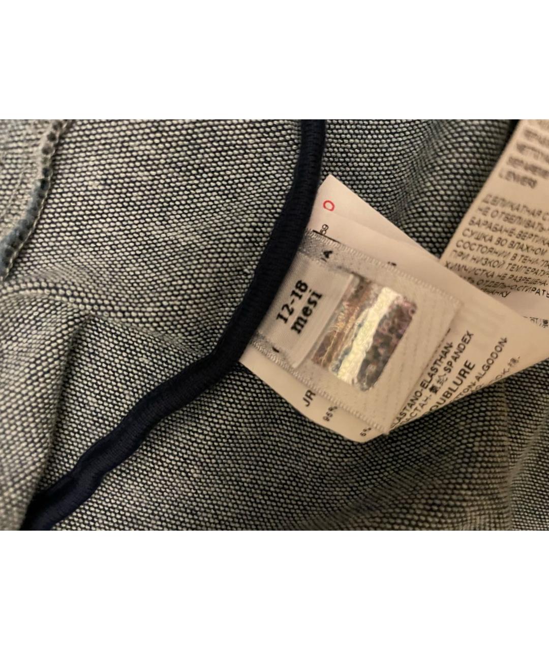 DOLCE&GABBANA Синий хлопковый жакет / жилет, фото 3