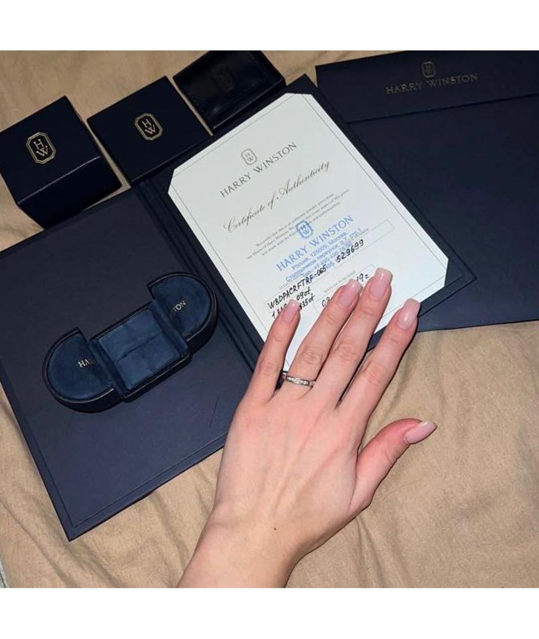 Harry Winston Платиновое кольцо, фото 2
