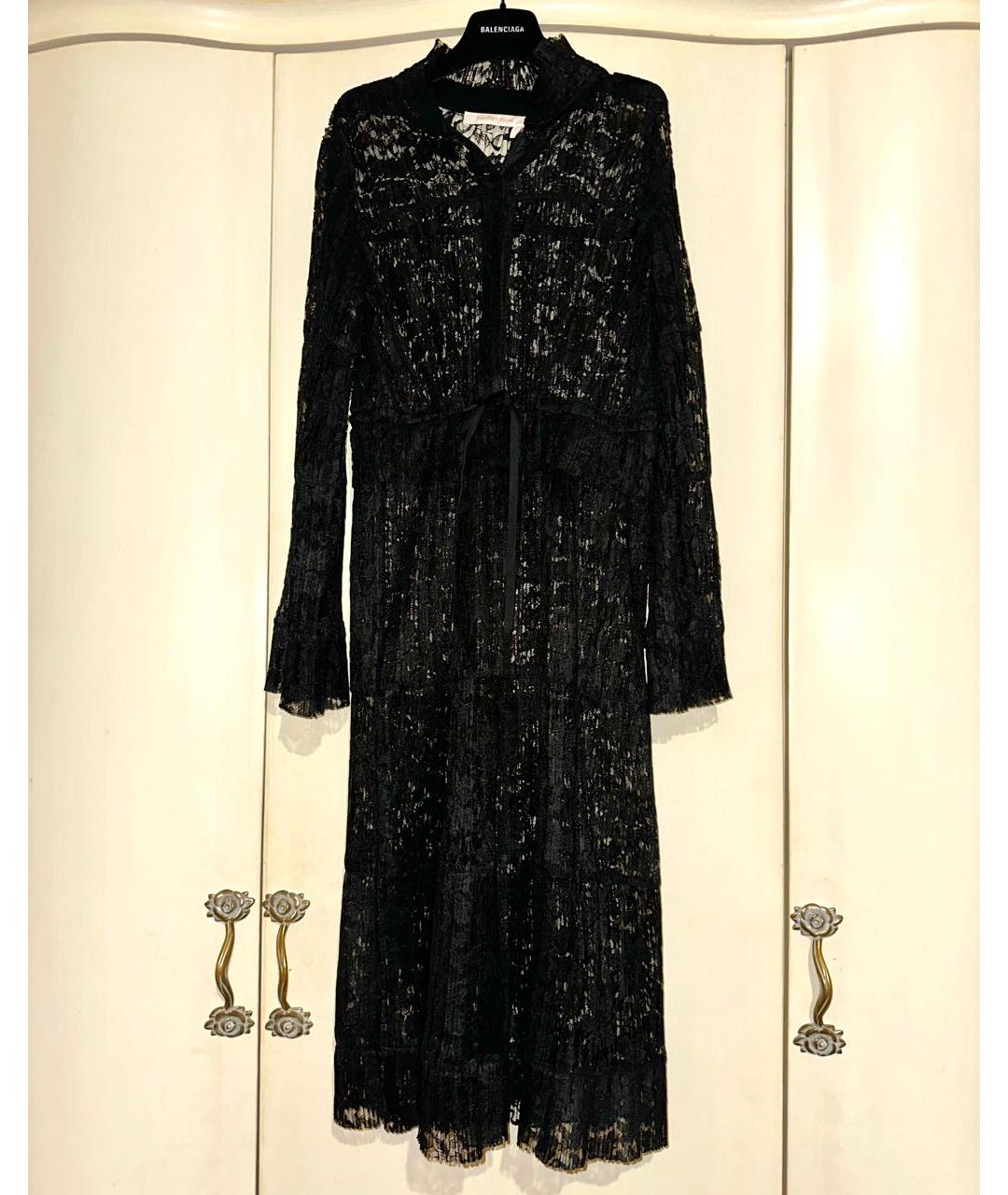 SEE BY CHLOE Черное кружевное коктейльное платье, фото 6