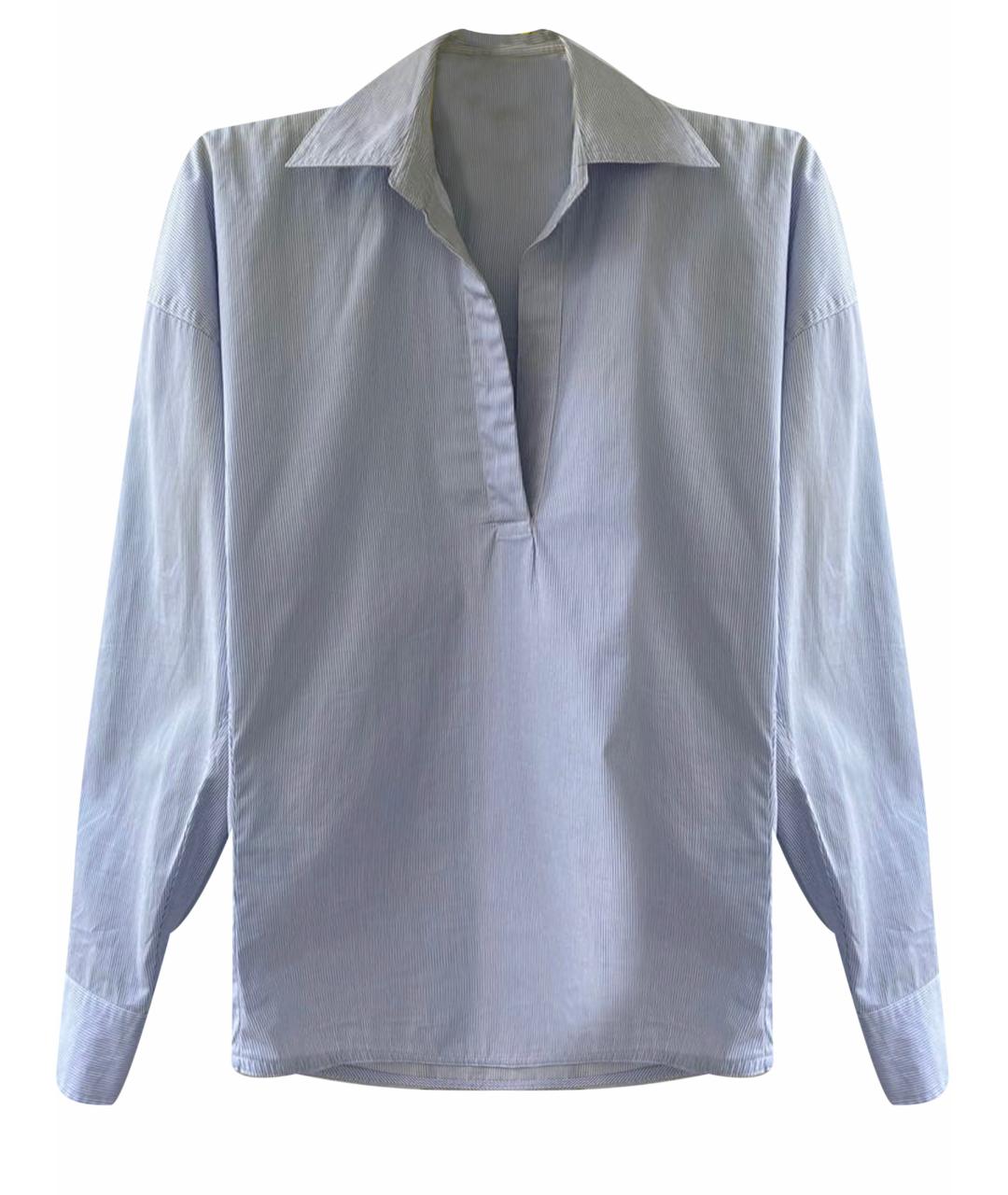 CELINE PRE-OWNED Голубая хлопковая блузы, фото 1