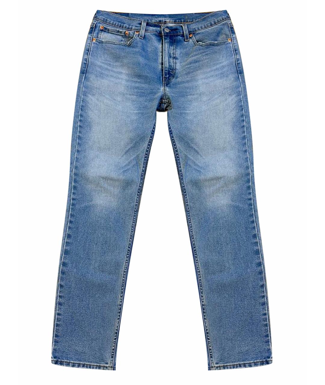 LEVI'S Голубые хлопковые джинсы скинни, фото 1