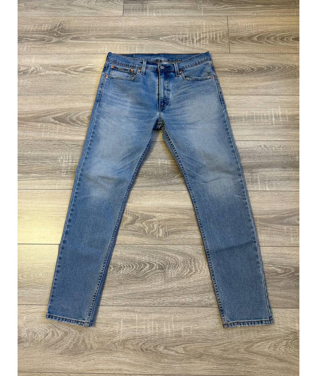 LEVI'S Голубые хлопковые джинсы скинни, фото 6