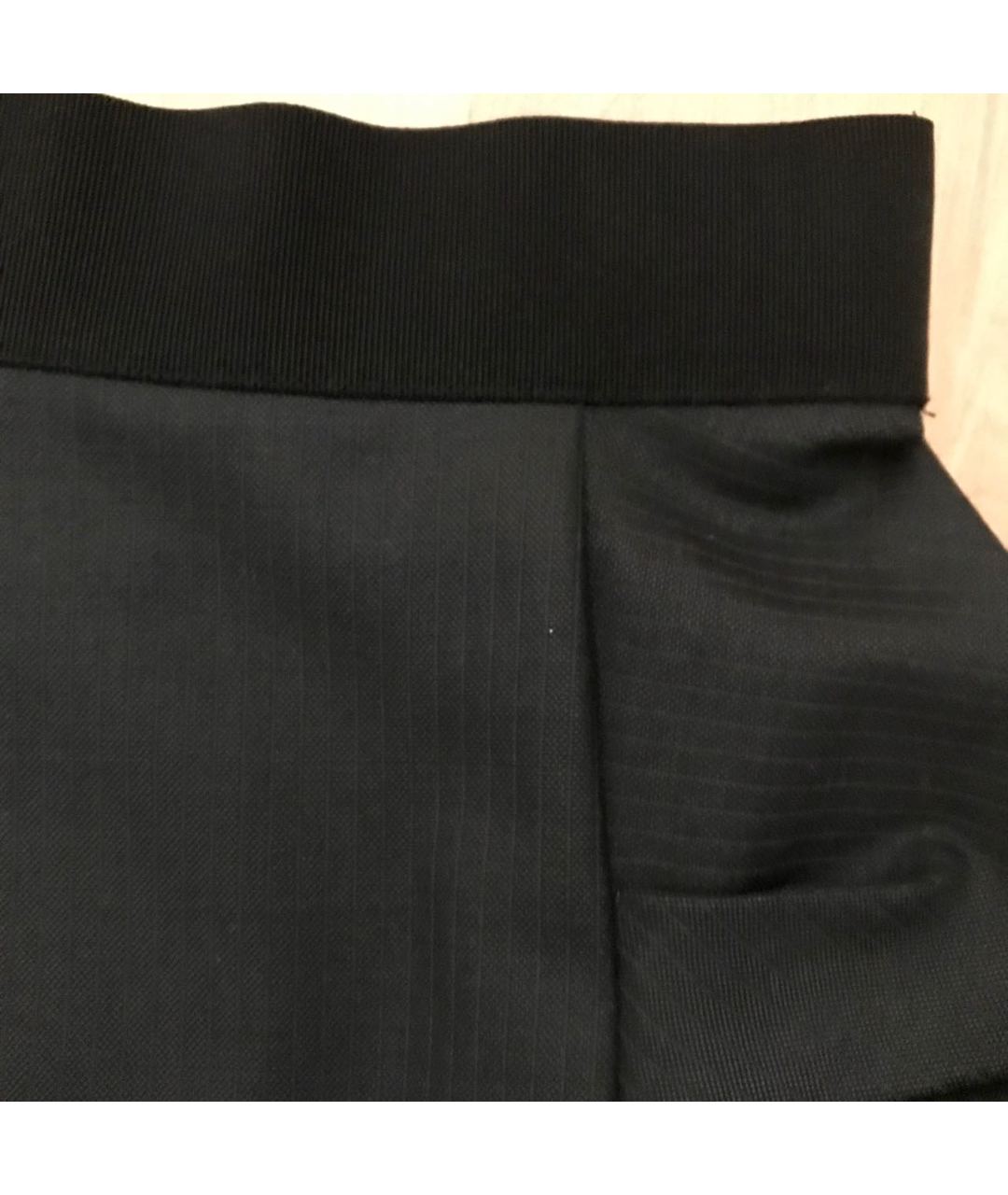 SPORTMAX Антрацитовая юбка мини, фото 4