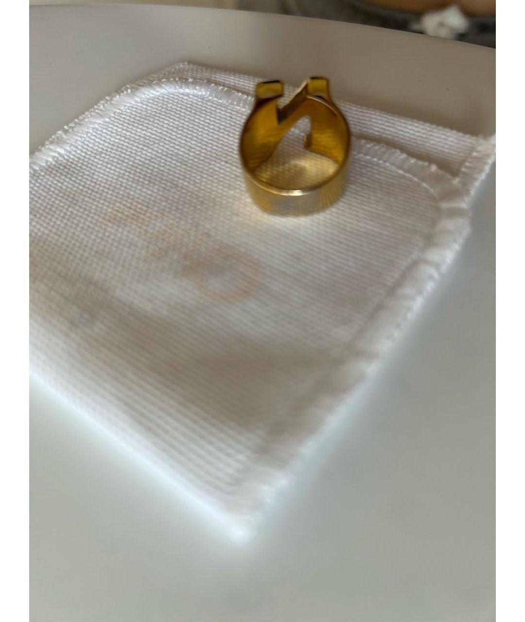 CHLOE Золотое металлическое кольцо, фото 6