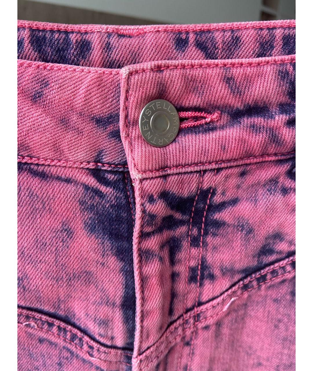 STELLA MCCARTNEY Розовые джинсы слим, фото 4