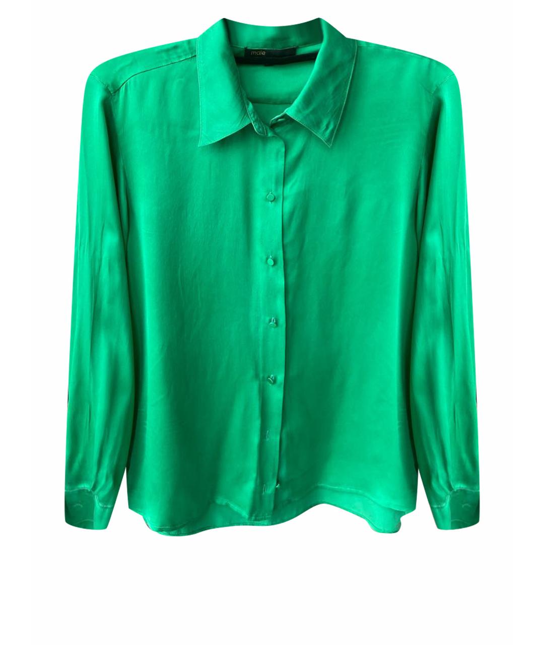 MAJE Зеленая блузы, фото 1