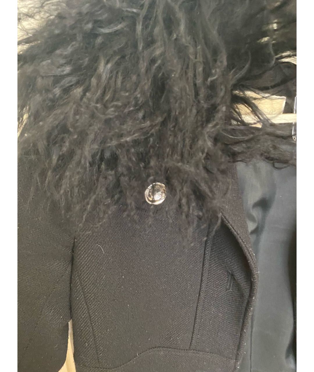 MICHAEL MICHAEL KORS Черное хлопко-эластановое пальто, фото 3