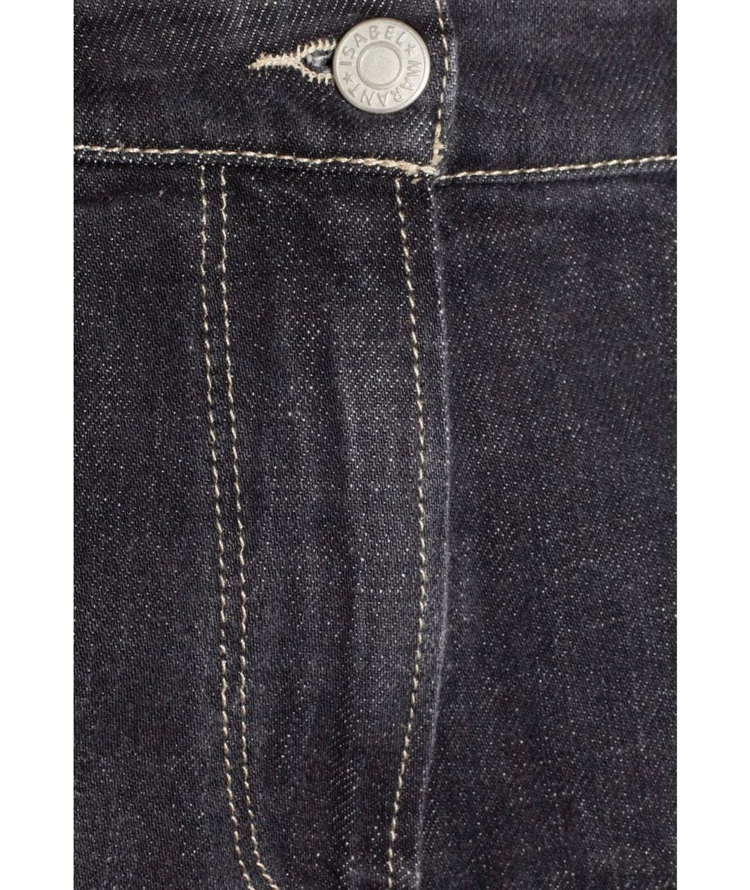 ISABEL MARANT ETOILE Мульти хлопковые прямые джинсы, фото 6