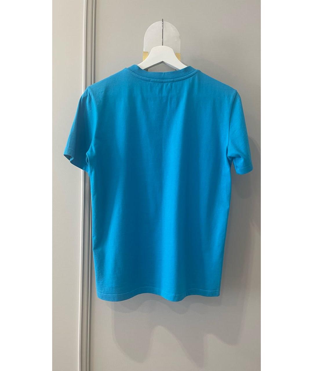 MSGM Синяя хлопковая футболка, фото 2
