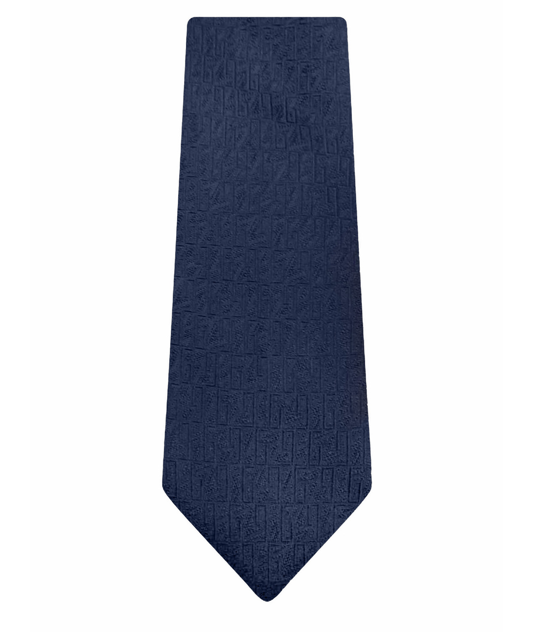 GUCCI Темно-синий шерстяной галстук, фото 1