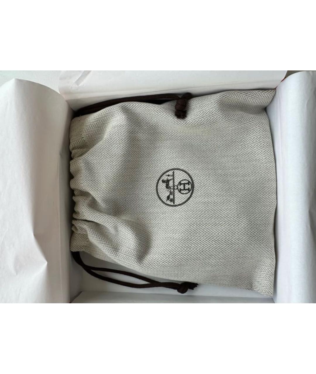 HERMES Черный кожаный ремень, фото 3