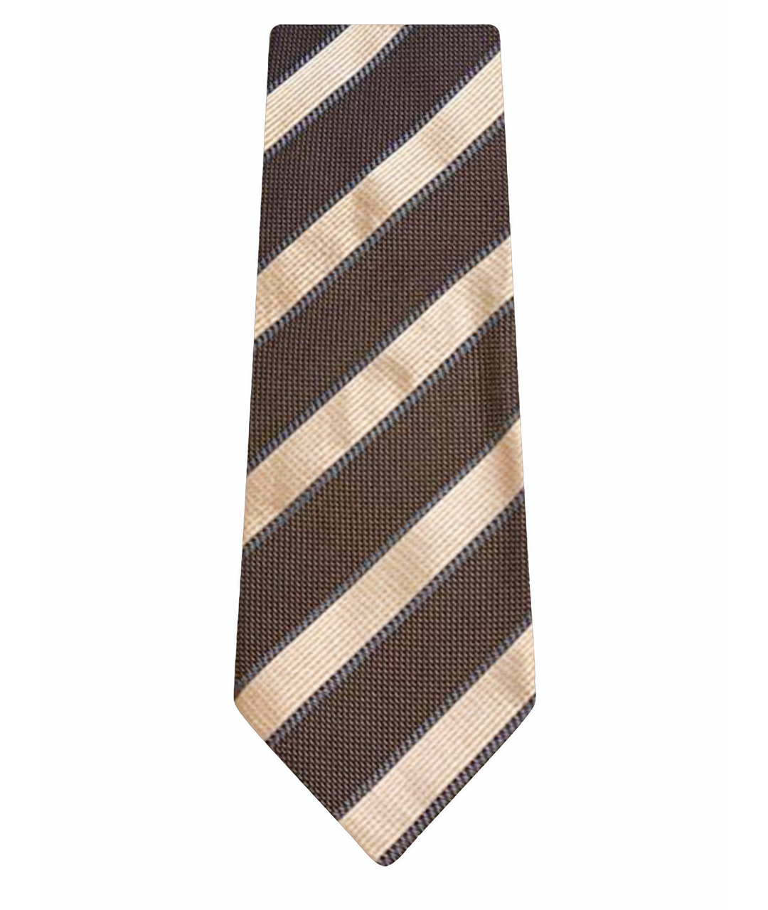 ERMENEGILDO ZEGNA Антрацитовый шелковый галстук, фото 1