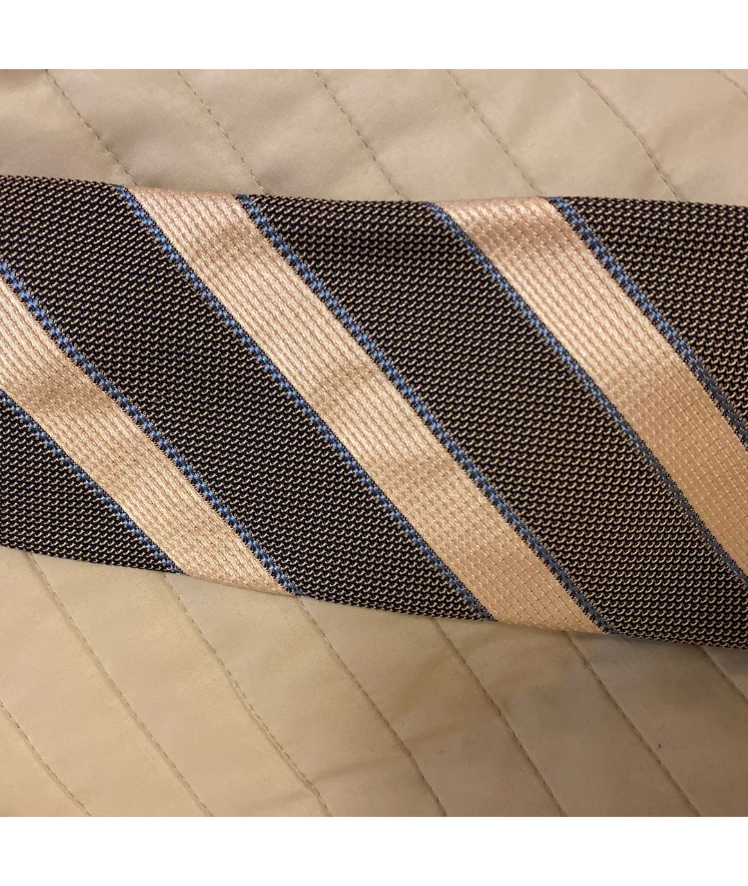 ERMENEGILDO ZEGNA Антрацитовый шелковый галстук, фото 4