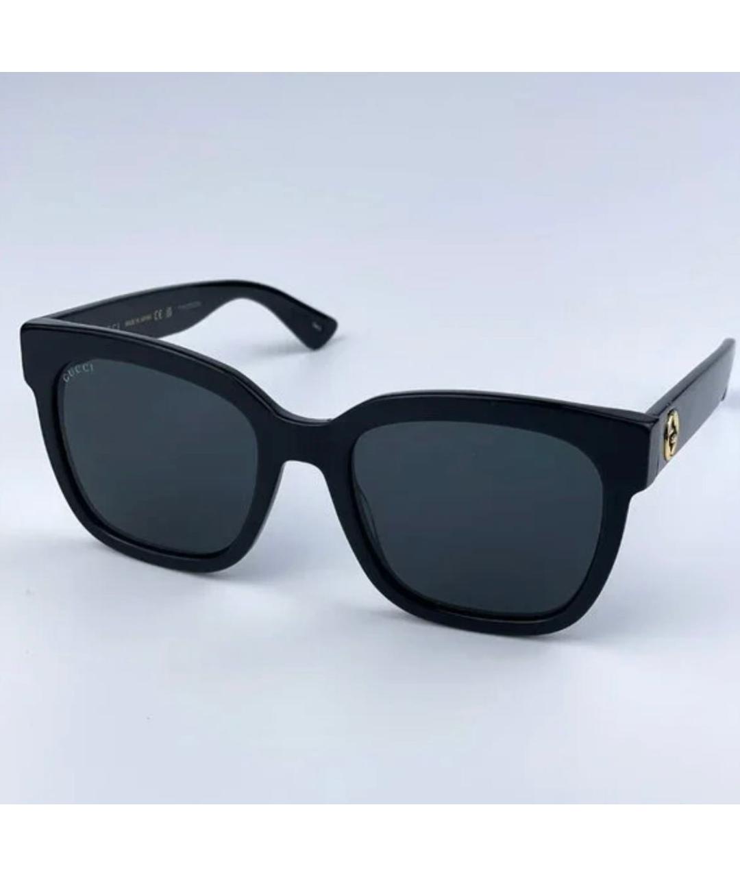 GUCCI Черные пластиковые солнцезащитные очки, фото 5