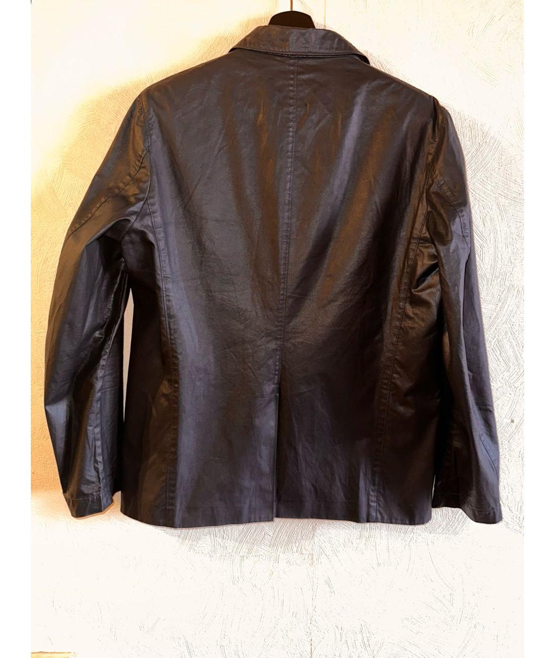 JIL SANDER Черный хлопковый пиджак, фото 2
