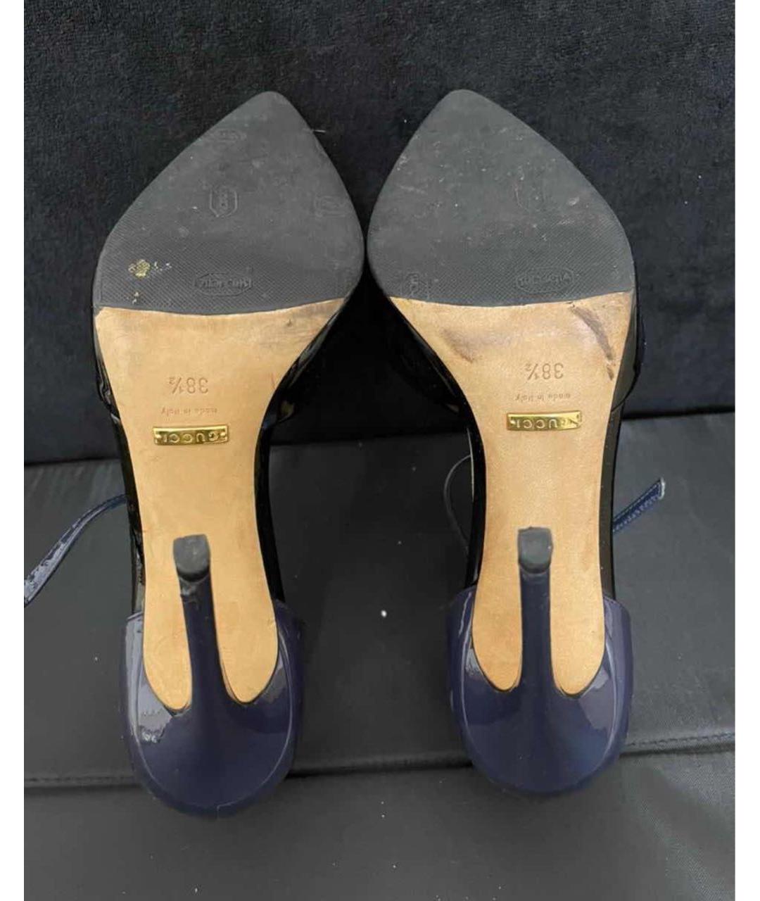 GUCCI Мульти туфли из лакированной кожи, фото 5