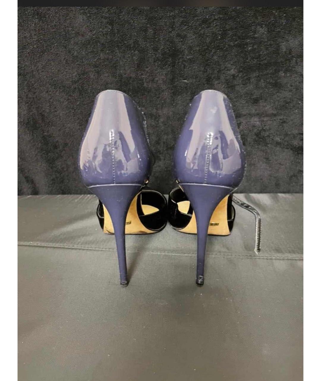 GUCCI Мульти туфли из лакированной кожи, фото 4