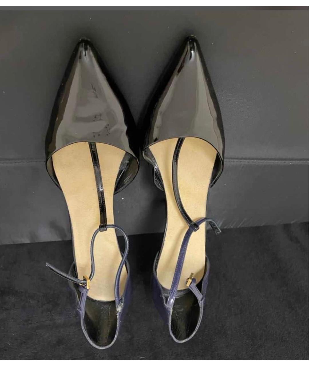 GUCCI Мульти туфли из лакированной кожи, фото 3