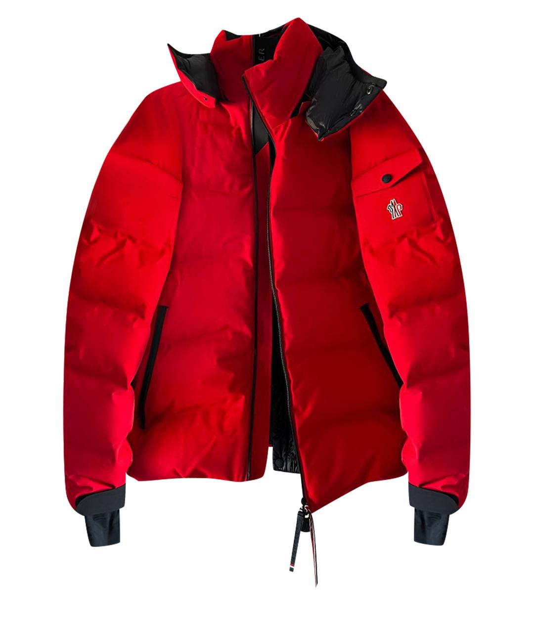 MONCLER GRENOBLE Красный пуховик, фото 1