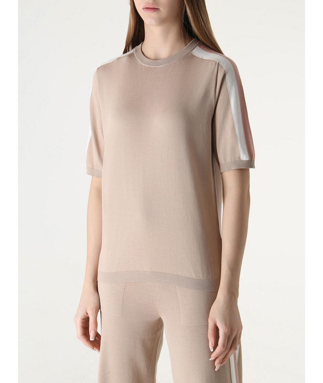 LORENA ANTONIAZZI Бежевая жилетка, фото 4