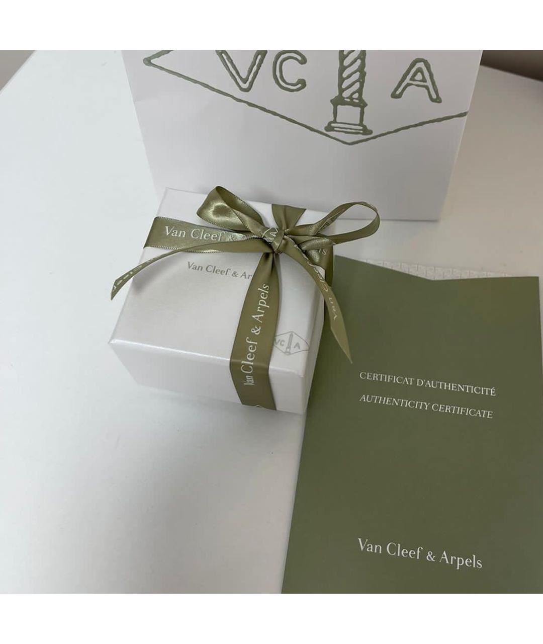 VAN CLEEF & ARPELS Бежевый браслет из желтого золота Alhambra для