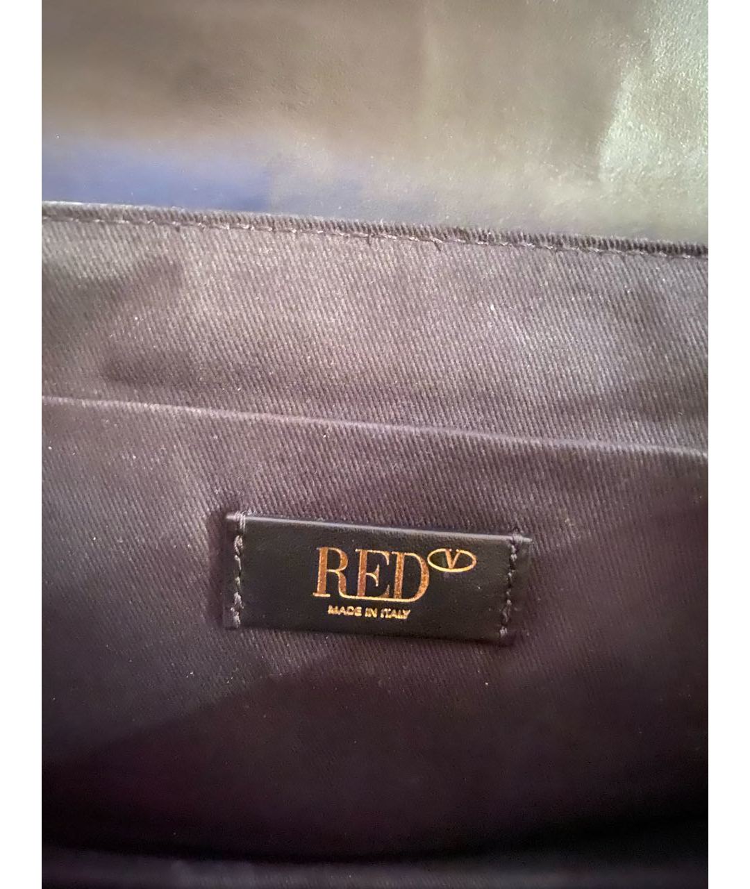 RED VALENTINO Черная кожаная сумка тоут, фото 5
