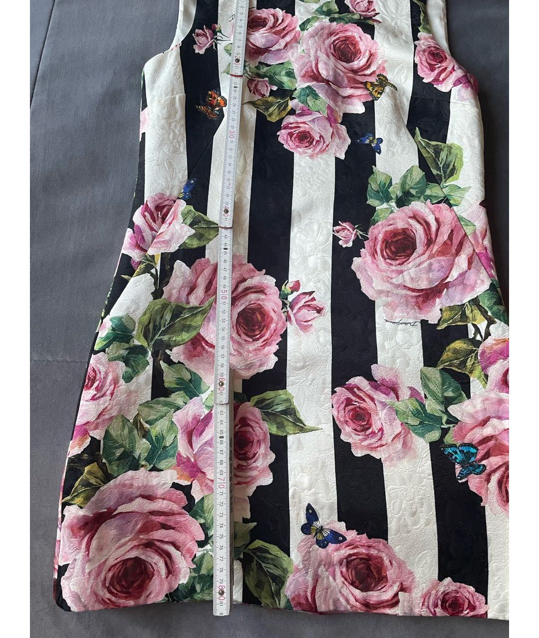 DOLCE&GABBANA Мульти повседневное платье, фото 5