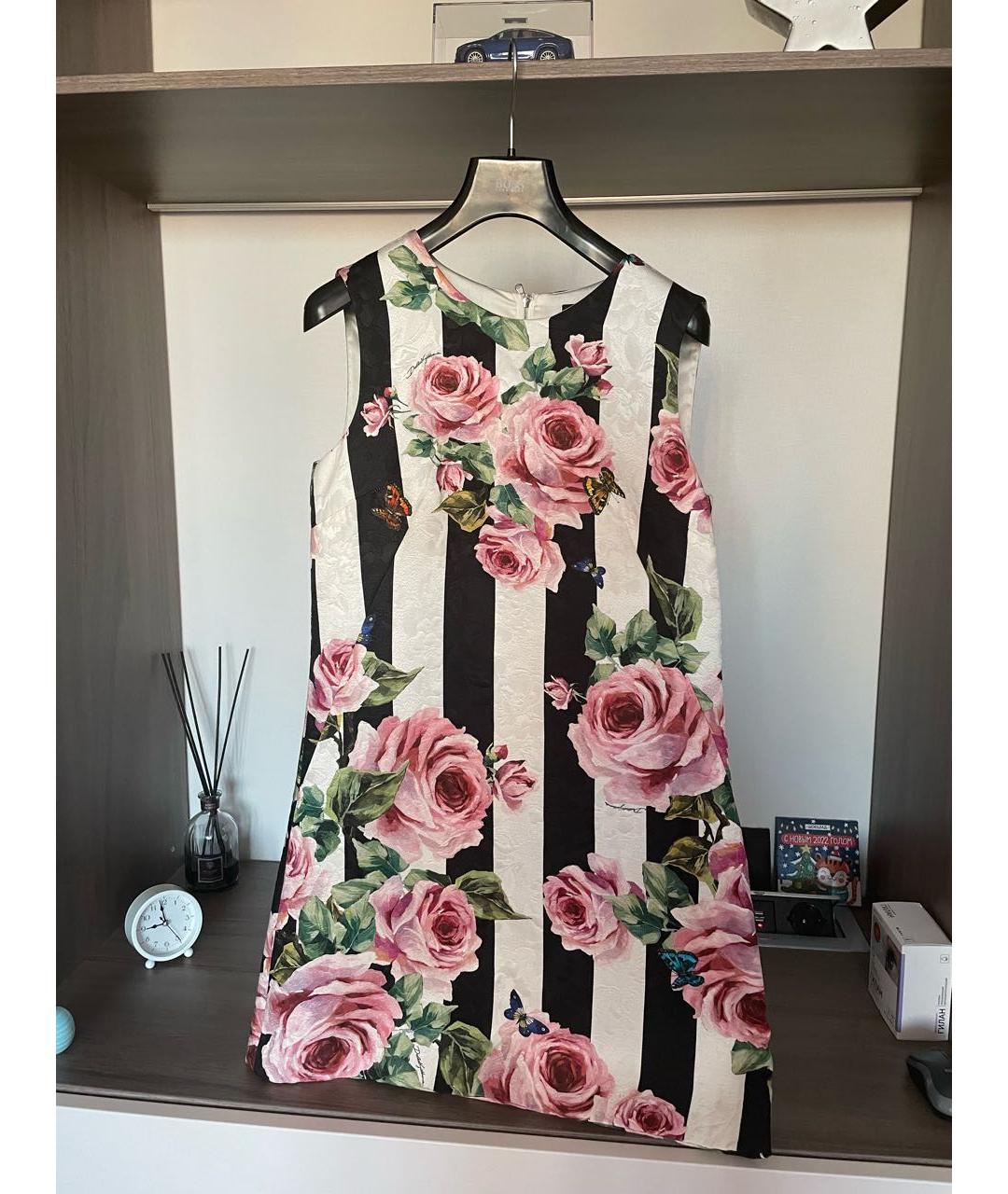 DOLCE&GABBANA Мульти повседневное платье, фото 9