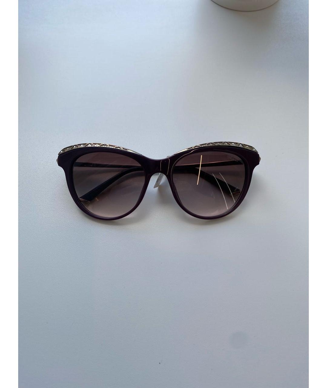 CHOPARD Фиолетовые пластиковые солнцезащитные очки, фото 7