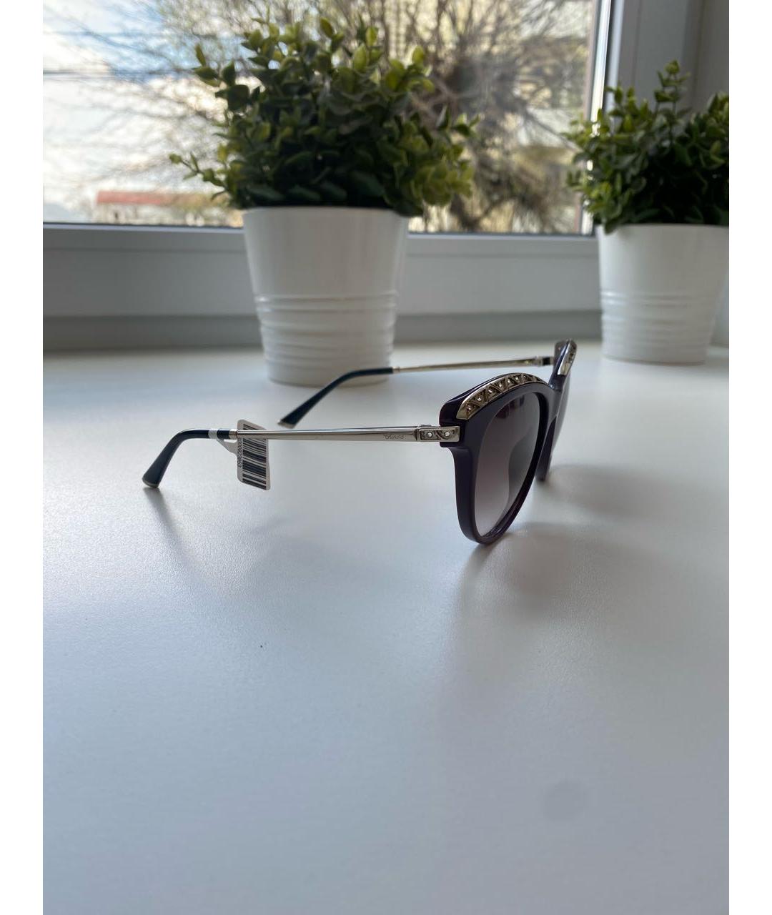 CHOPARD Фиолетовые пластиковые солнцезащитные очки, фото 2