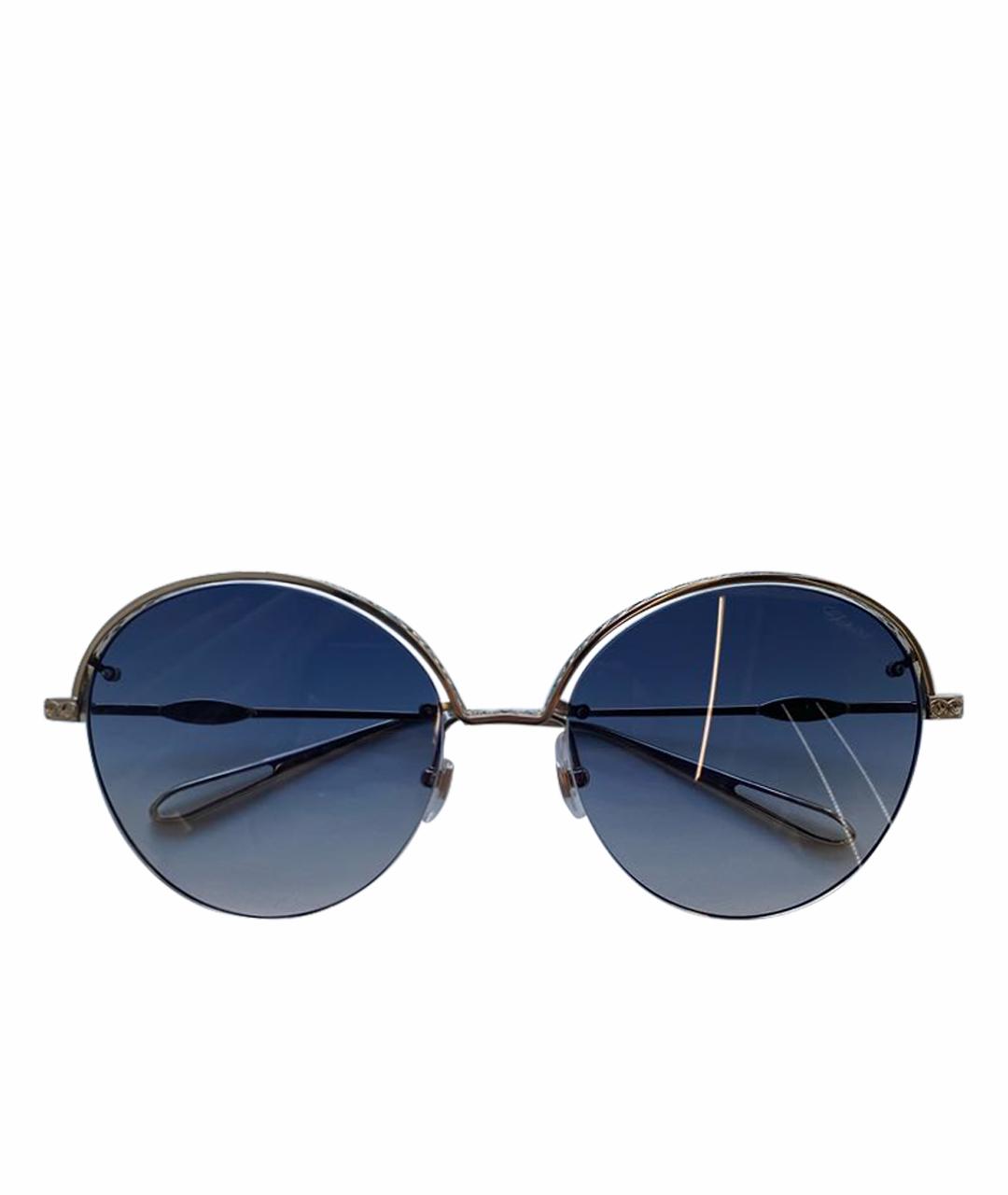 CHOPARD Серебряные металлические солнцезащитные очки, фото 1