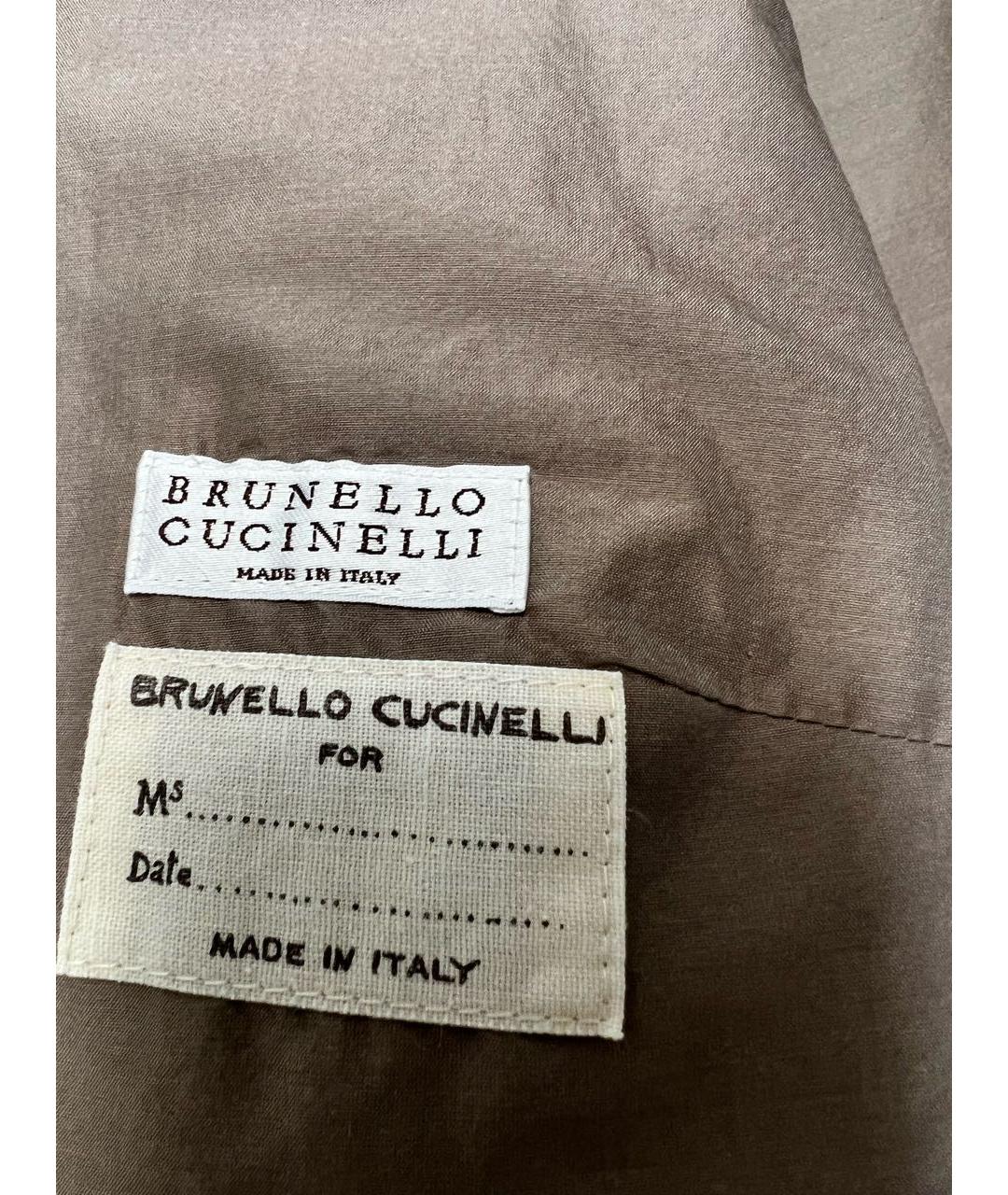 BRUNELLO CUCINELLI Бежевая куртка, фото 6