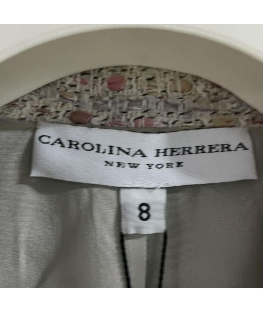 CAROLINA HERRERA Серое коктейльное платье, фото 3