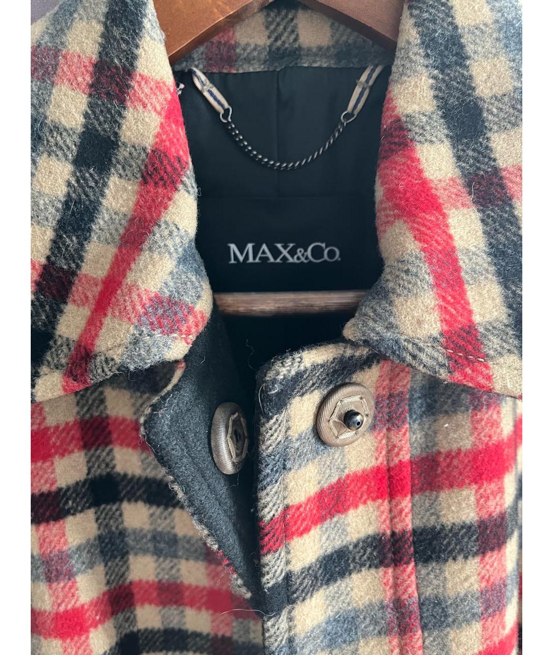 MAX&CO Мульти шерстяное пальто, фото 3