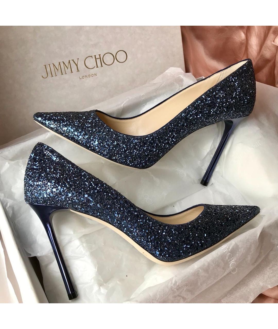 JIMMY CHOO Синие туфли, фото 6