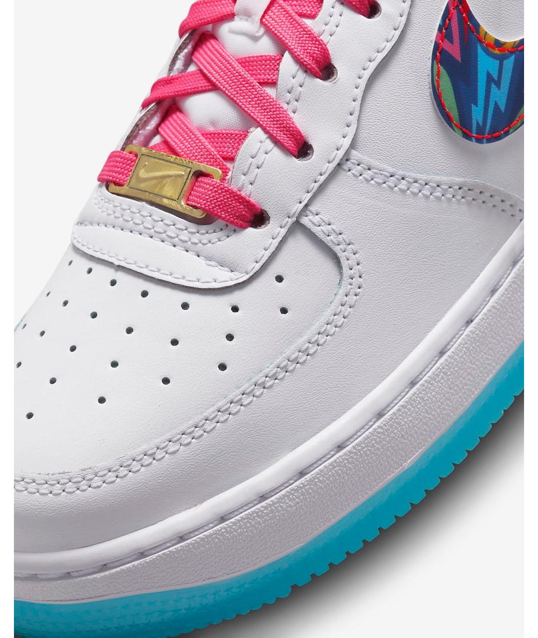 NIKE Мульти кожаные кроссовки, фото 4