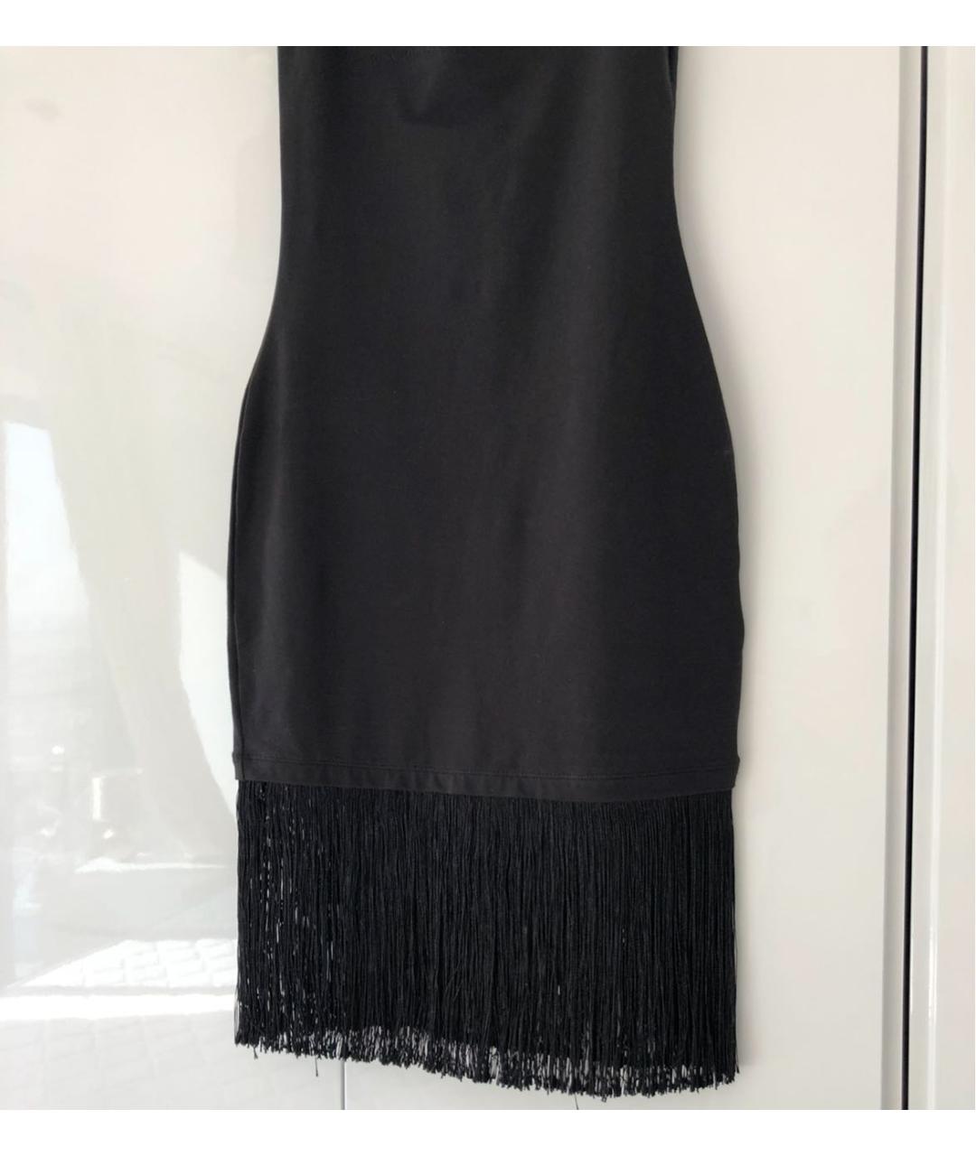 PUMA Черное хлопко-эластановое повседневное платье, фото 6