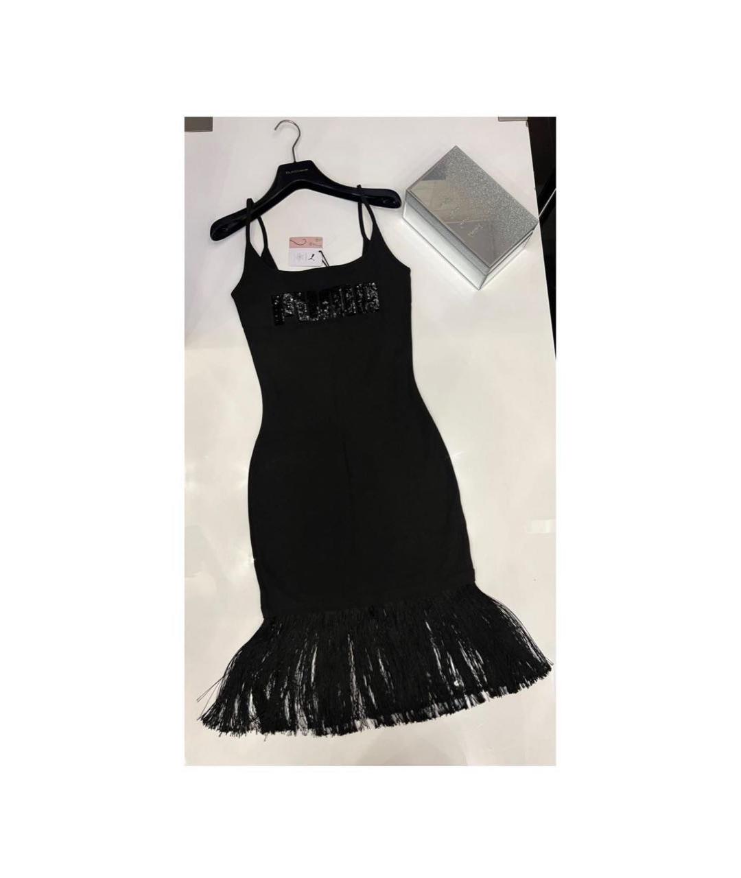 PUMA Черное хлопко-эластановое повседневное платье, фото 7