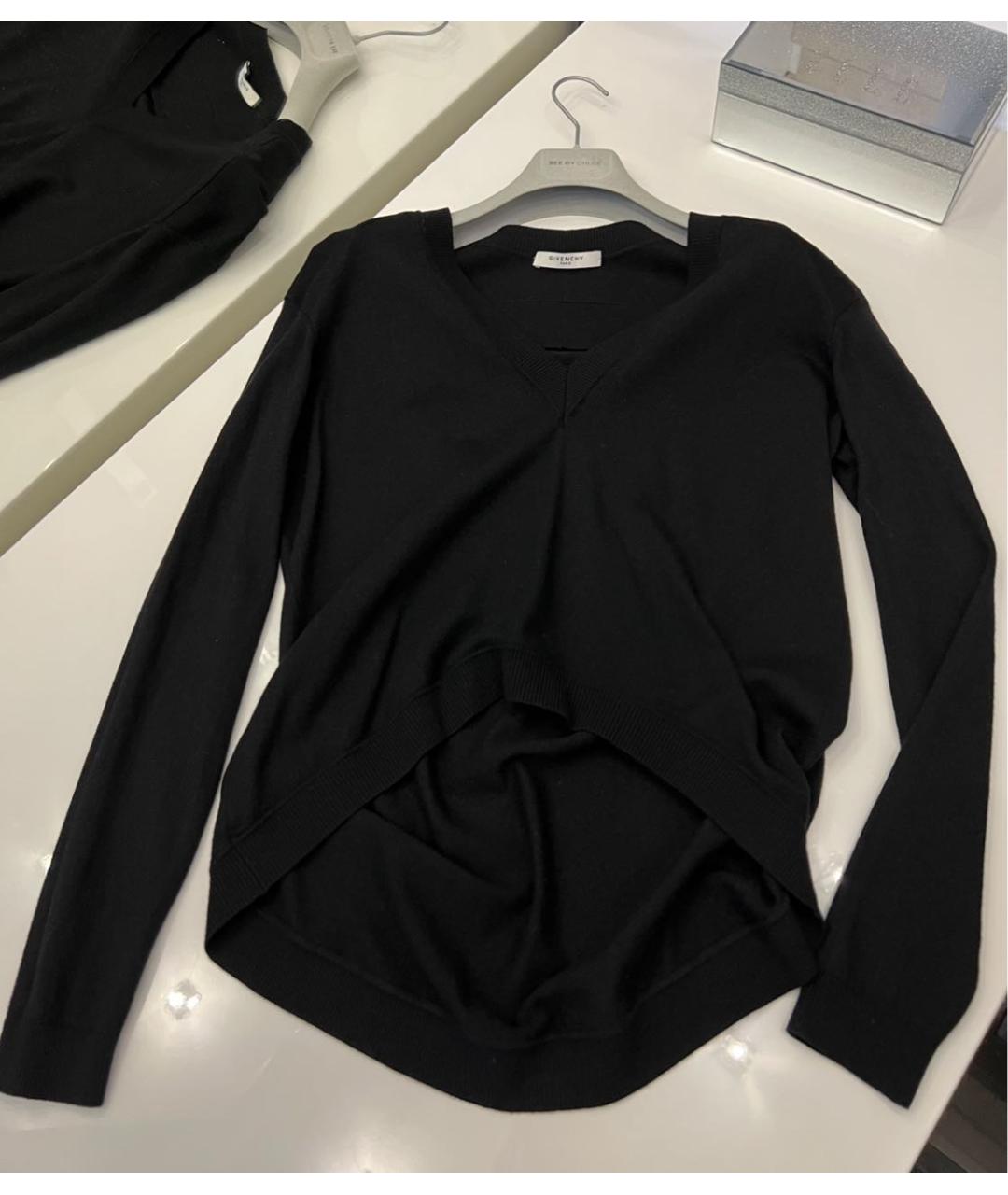 GIVENCHY Черный шерстяной джемпер / свитер, фото 6