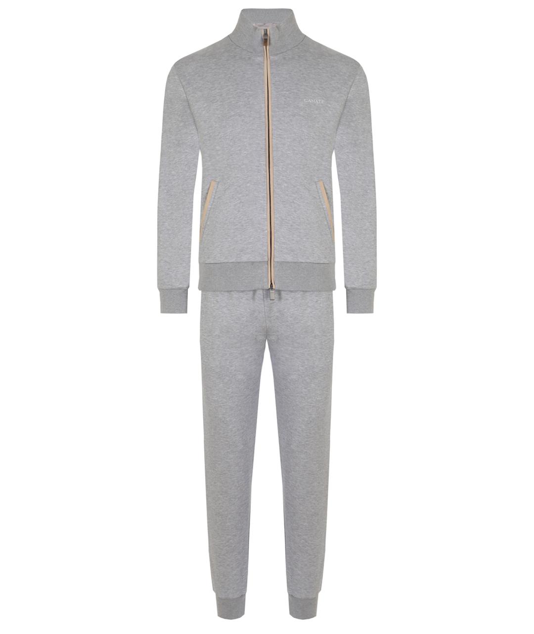 CANALI Серый повседневный костюм, фото 1