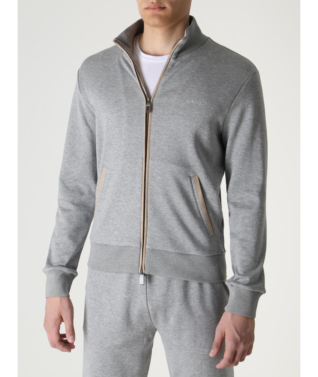 CANALI Серый повседневный костюм, фото 4