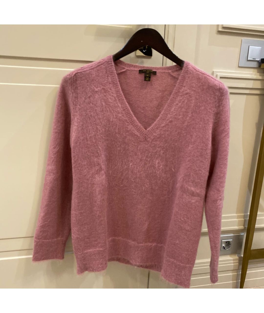 LOUIS VUITTON PRE-OWNED Розовый шерстяной джемпер / свитер, фото 5